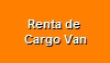 Renta de Cargo Van